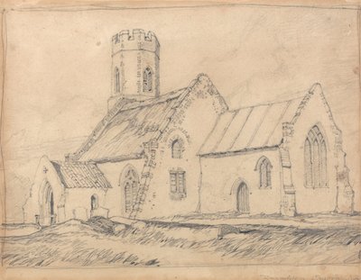 Brampton Church, Norfolk, from the South-East by John Sell Cotman